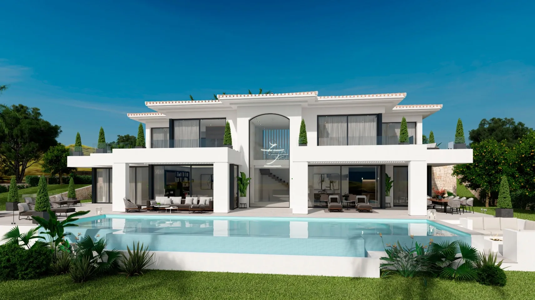 Exclusive villa te koop op een klif met panoramische zeezicht in Javea